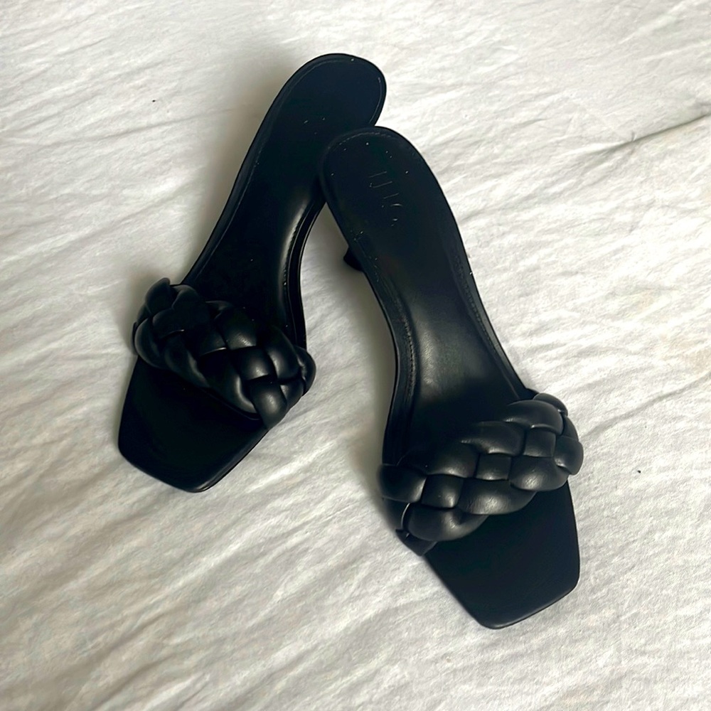 Black Rope Detail Sandal